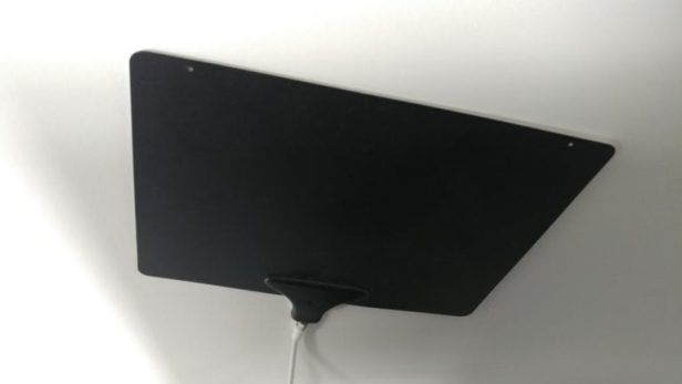 My digital antenna is hidden behind the TV 