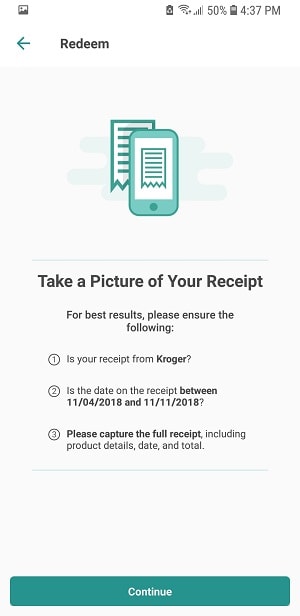 Take a picture of your receipt with your phone to get cash back with Ibotta