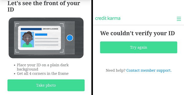 Credit Karma Identity Verification with Driver License