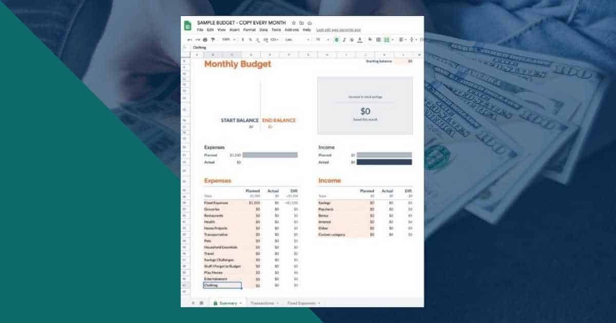 newest free personal budget software