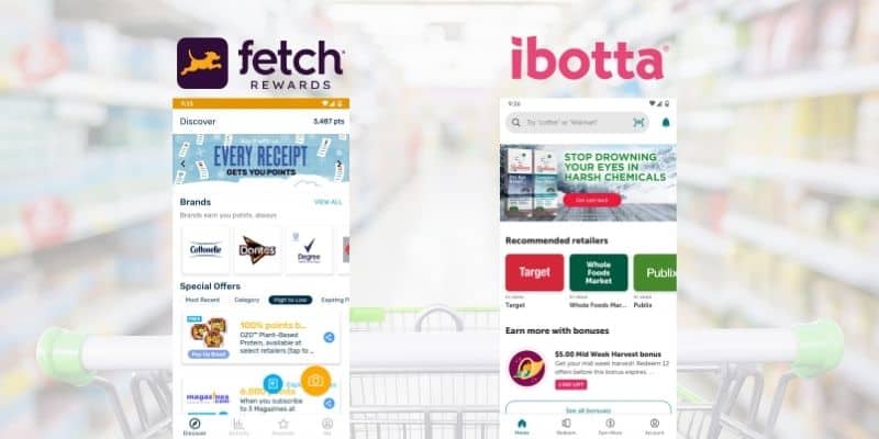 Fetch Rewards vs. Ibotta in-app experience - Ease of Use 