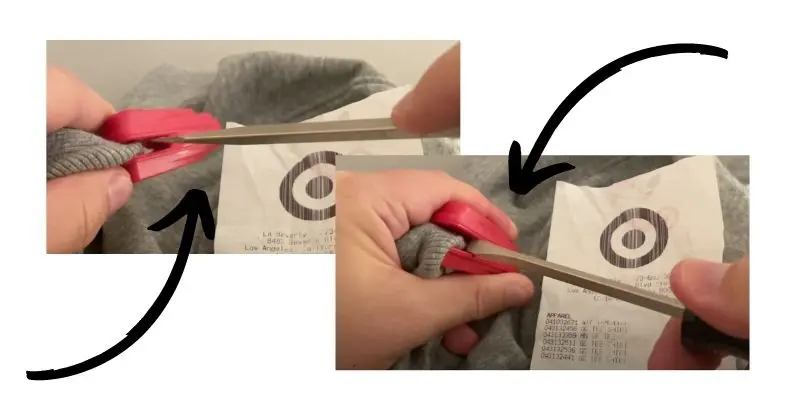 Remove Target Security Tag With a Flathead Screwdriver 