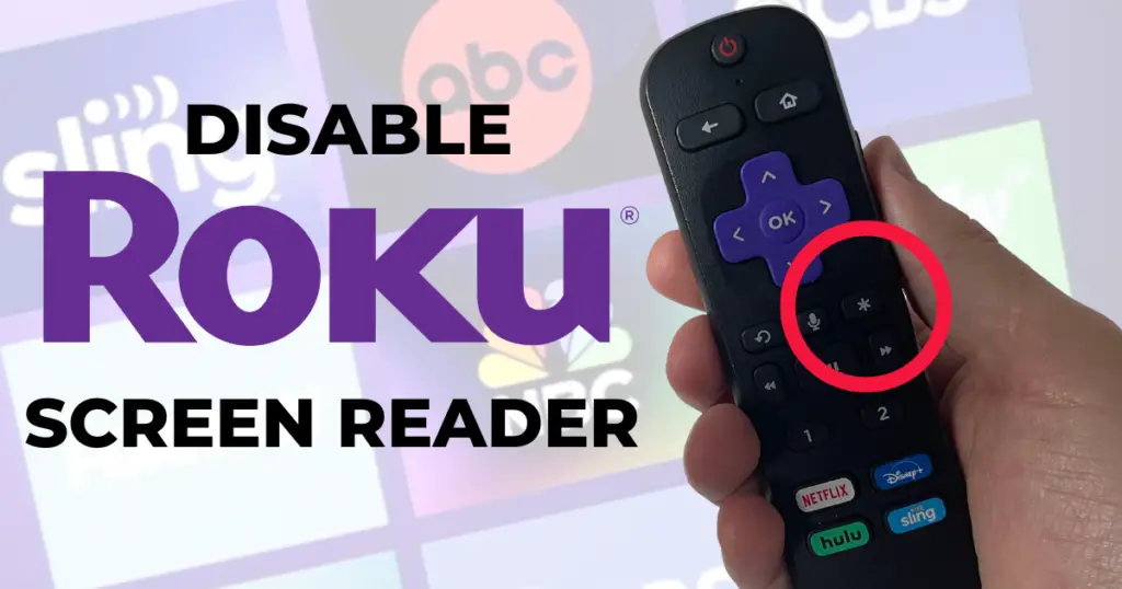 Roku Screen Reader / Audio Guide