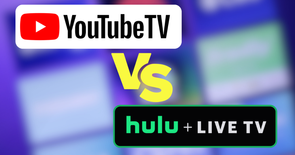 YouTube TV vs. Hulu Live comparison