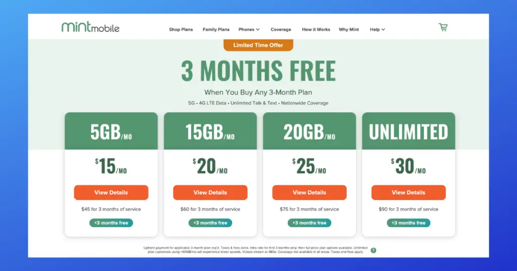 Mint Mobile Buy 3 Get 3 Free Promotion