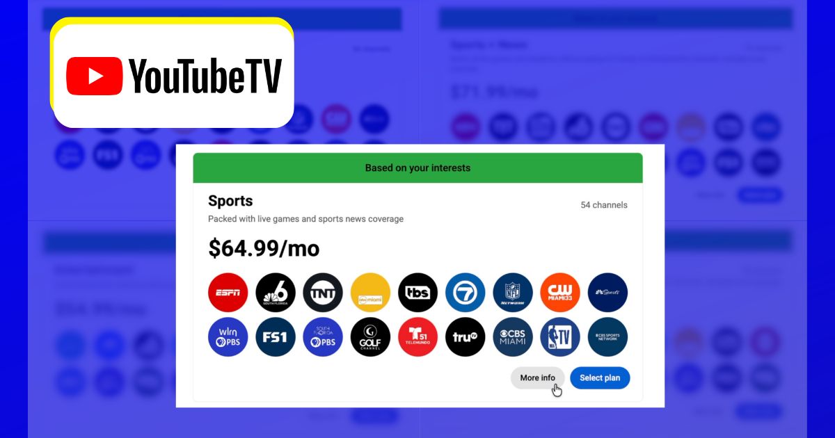 YouTube TV Switching Plans