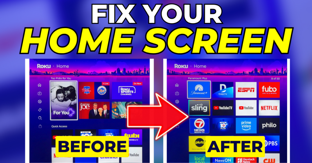 Customize Roku Home Screen 2026 Changes